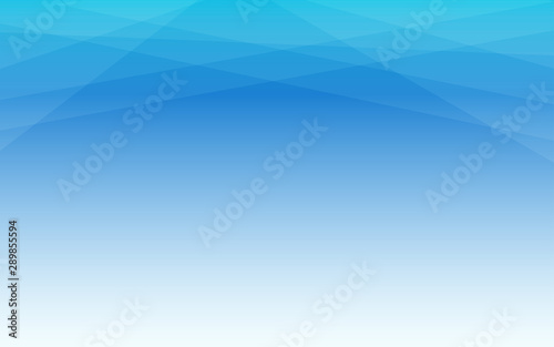 Triangle geometric abstract light blue wave concept background vector design