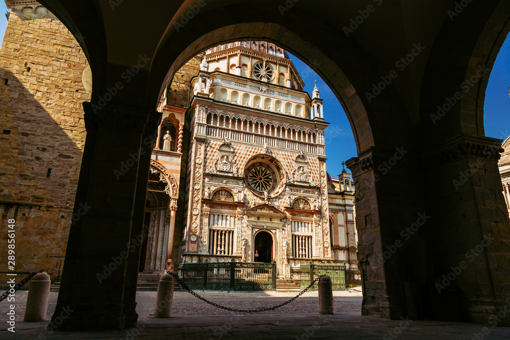 Basilica di Santa Maria Maggiore in Bergamo city, Italy