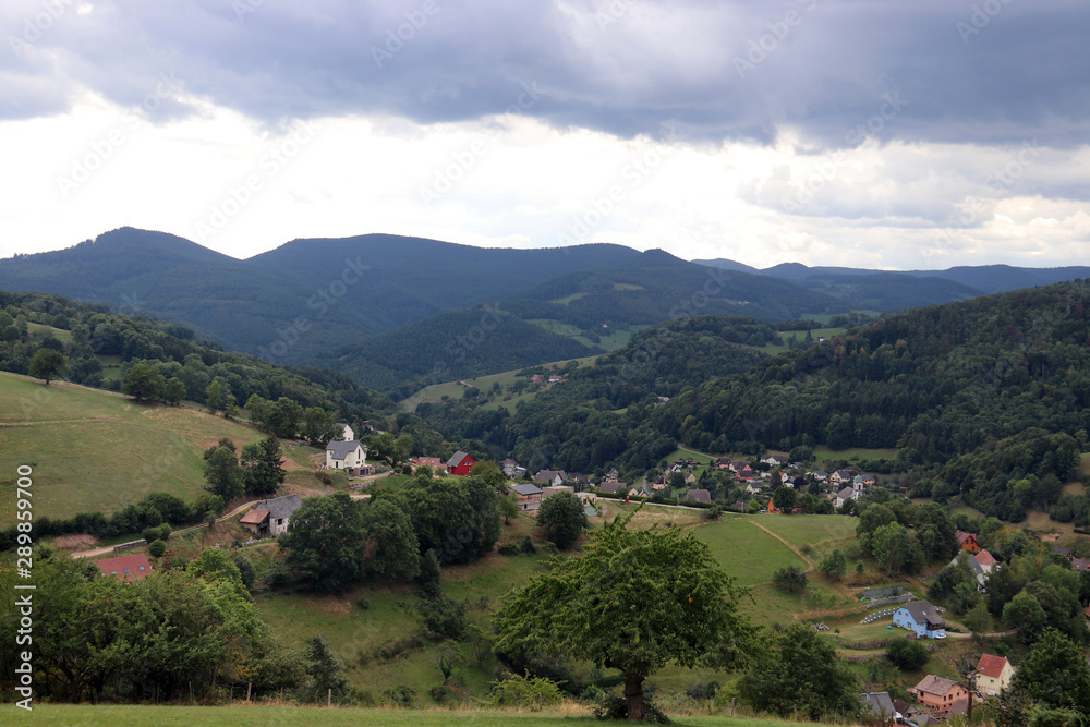 Un petit village en Alsace
