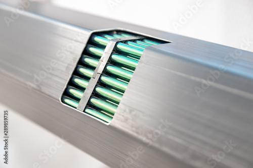 Fragment fuel uranium rod element of nuclear reactor photo
