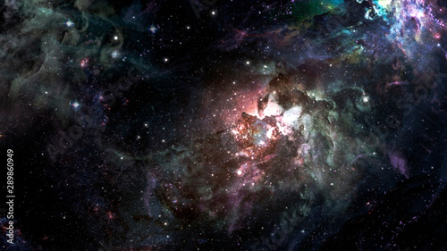 Fototapeta Naklejka Na Ścianę i Meble -  Background of galaxy and stars