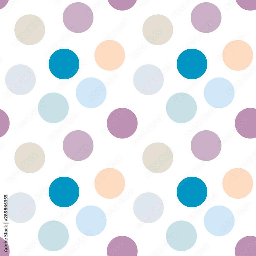 Seamless pattern. Multi-colored circles on a white background. Seamless pattern. Multi-colored circles on a white background.