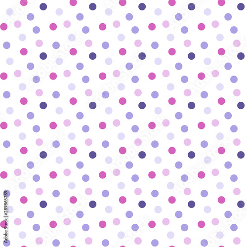 Seamless pattern. Multi-colored circles on a white background.