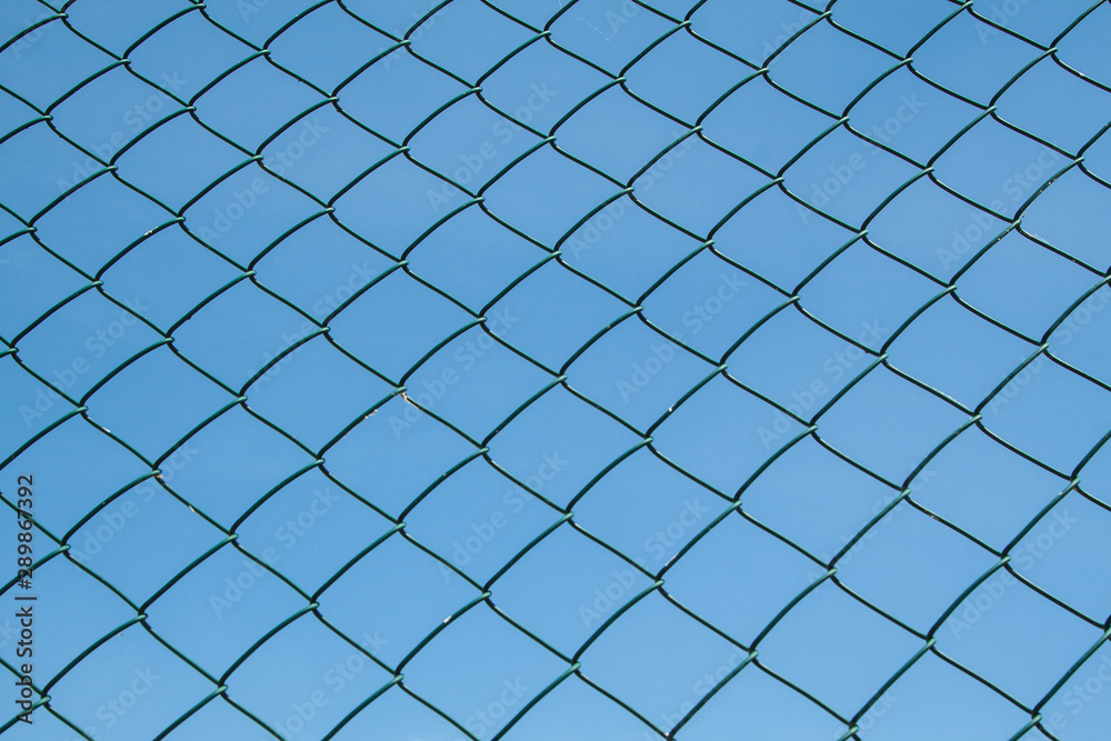 wire fence, made of mesh wire fence, made of mesh