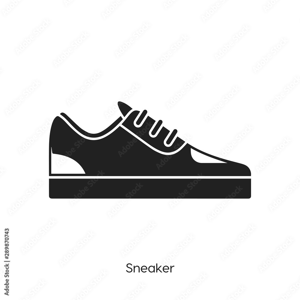sneaker icon. sneaker vector symbol. Linear style sign for mobile concept  and web design. sneaker symbol illustration. Pixel vector graphics - Vector  vector de Stock | Adobe Stock