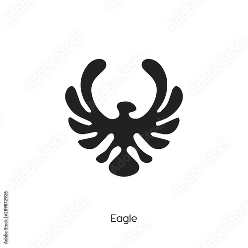 eagle icon vector symbol