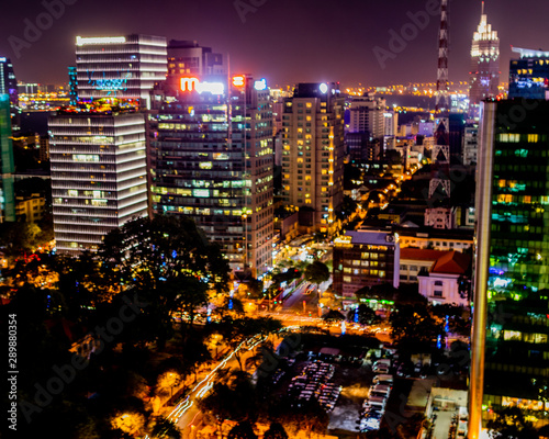 Photography ho chi minh city at night