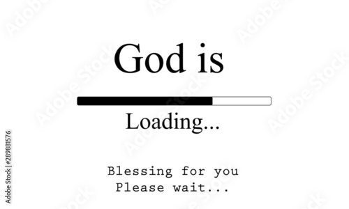 Christian faith, typography for print or use as poster, card, flyer or T shirt