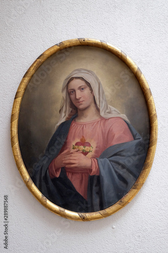 Fotografía Immaculate Heart of Mary, altarpiece in the church of St