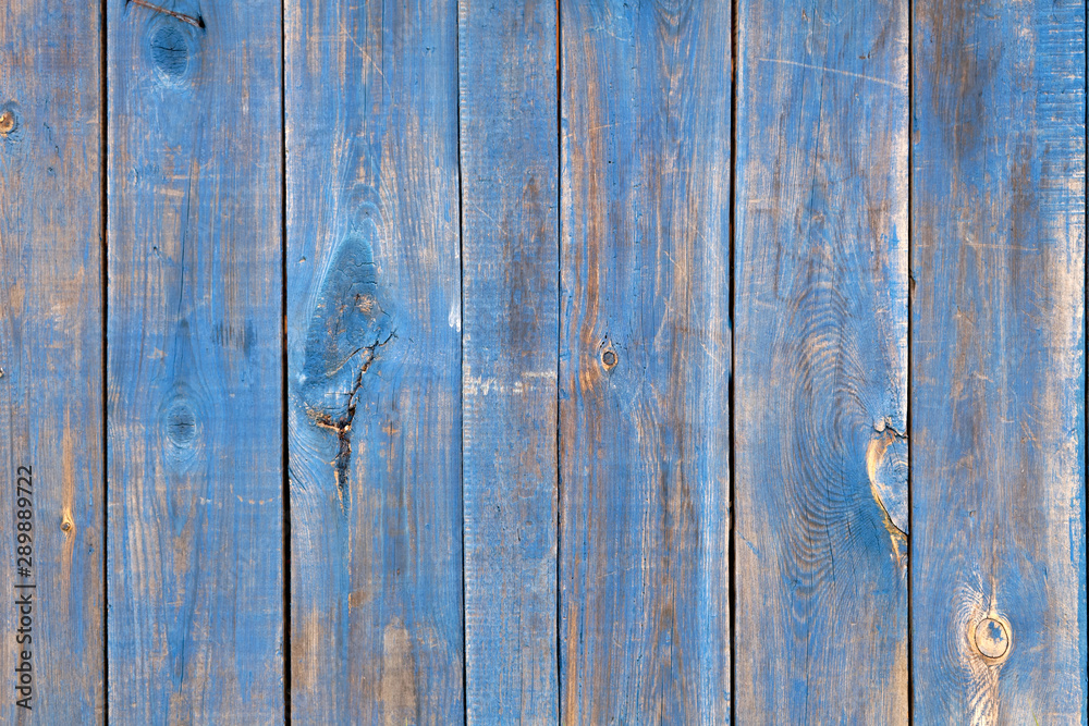 Old painted blue wooden planks, rustic texture, background. Old painted blue wooden planks, rustic texture, background.