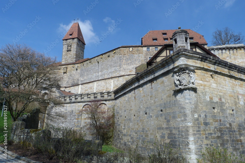 Festungsmauern und Bastion Veste Coburg