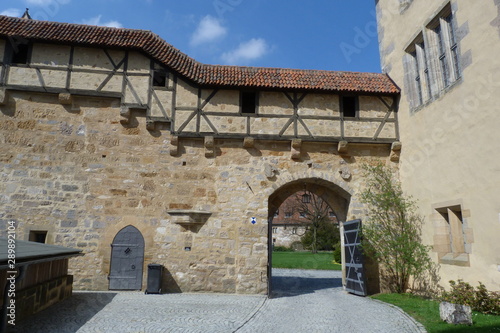 Burgtor und Burgmauer mit Wehrgang Veste Coburg © Falko Göthel