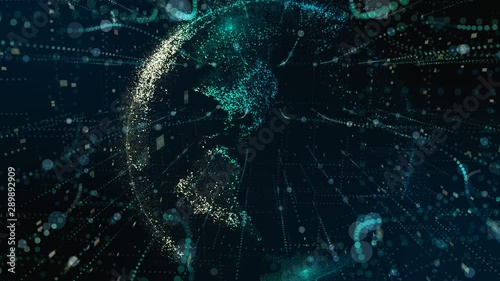 Digital Globe Abstract Background 3