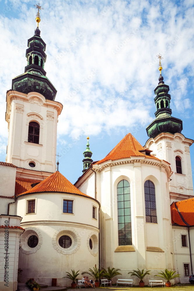 Φωτογραφία Strahov Monastery - basilica of Assumption of Our Lady in Petrin hill, Prague, Czech Republic