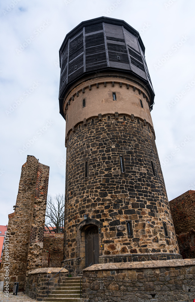 The old water tower of Bautzen, Germany