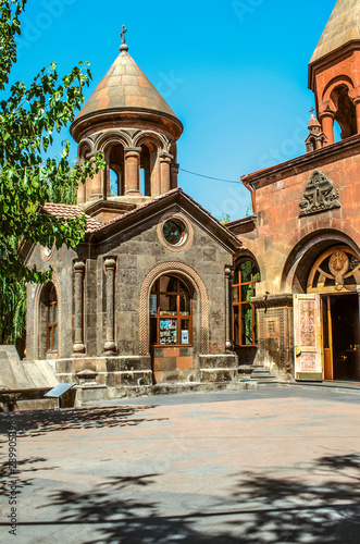 Free-standing chapel of St. Ananias and the entrance to the medieval Church 