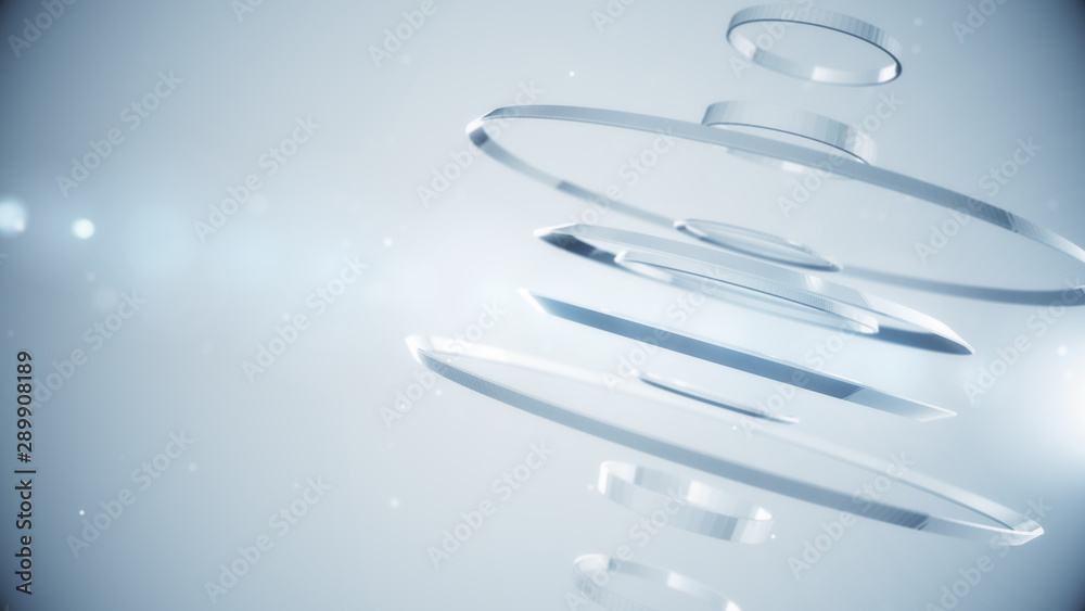 Abstract futuristic core. Clean and modern background for technology template. Radial generator concept. 3d illustration. Abstract futuristic core. Clean and modern background for technology template. Radial generator concept. 3d illustration.