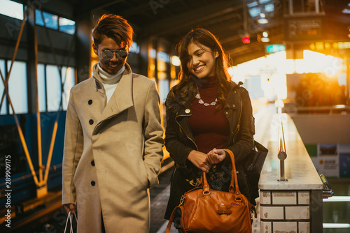 Photography Japanese couple going out