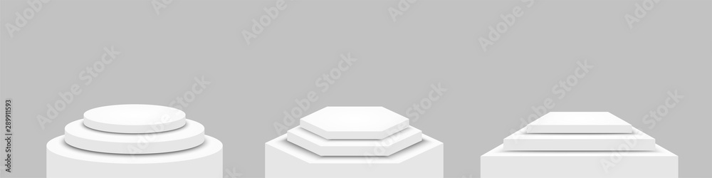 Realistic pedestals collection Realistic pedestals collection