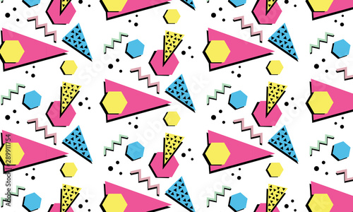 1980's Retro Seamless Pattern
