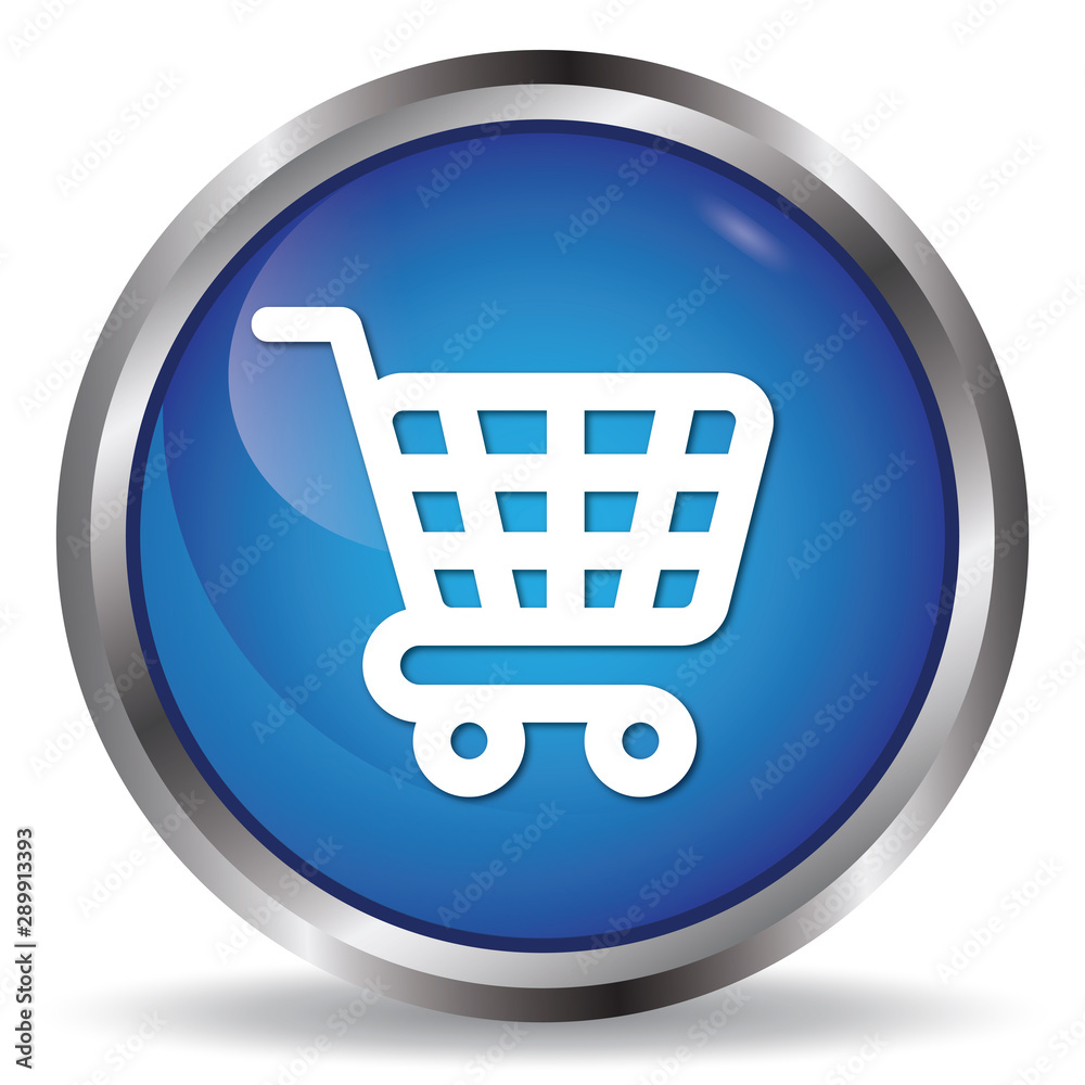 E-commerce icon blue glossy round buttons E-commerce icon blue glossy round buttons