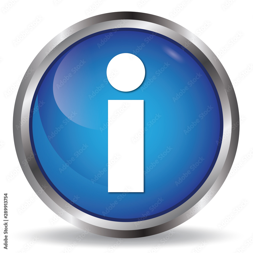 Info icon blue glossy round buttons Info icon blue glossy round buttons