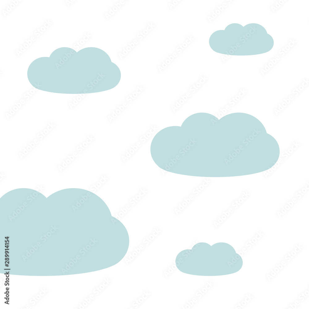 Sky cartoon design concept, vector illustration Sky cartoon design concept, vector illustration