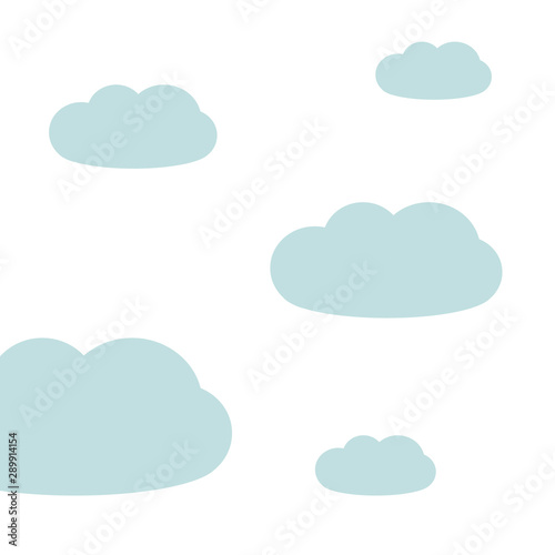 Sky cartoon design concept, vector illustration