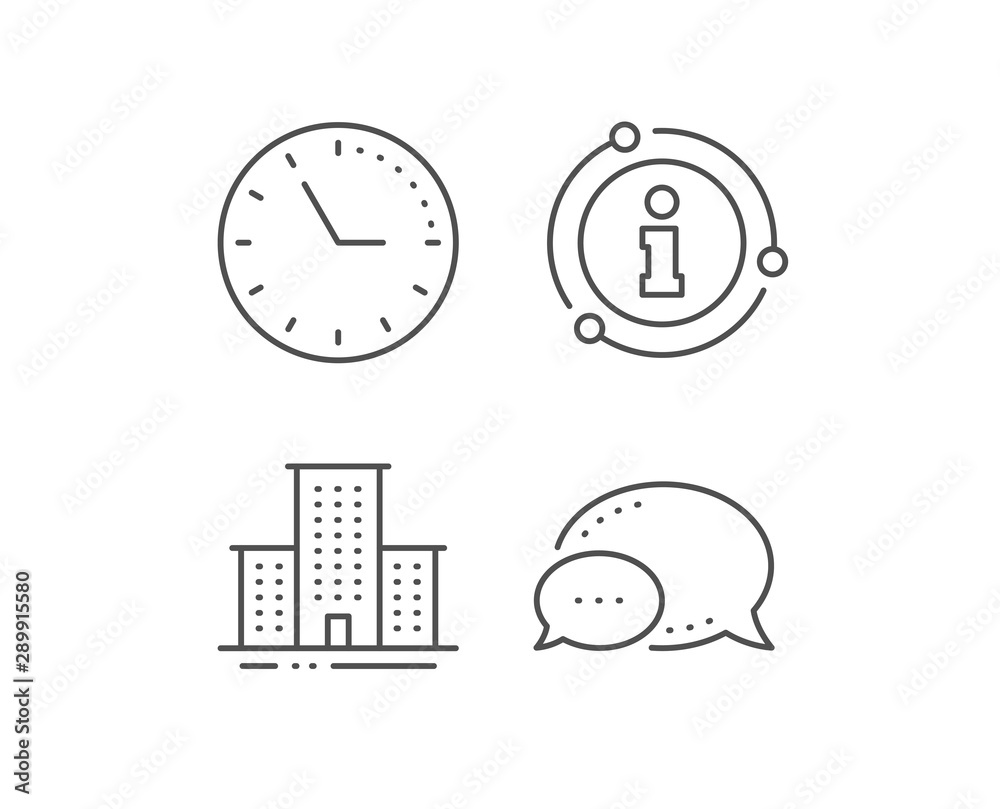 University campus line icon. Chat bubble, info sign elements. Apartments sign. Architecture buildings symbol. Linear university campus outline icon. Information bubble. Vector University campus line icon. Chat bubble, info sign elements. Apartments sign. Architecture buildings symbol. Linear university campus outline icon. Information bubble. Vector