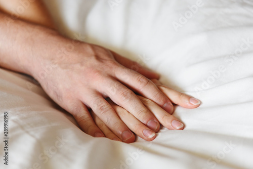 Φωτογραφία Woman and man hands concept.