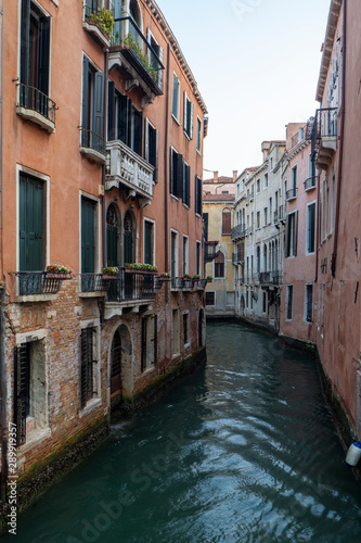 Beautiful views of the Venice canal
