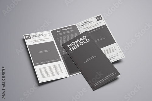 Nomad A4 Trifold Brochure Template