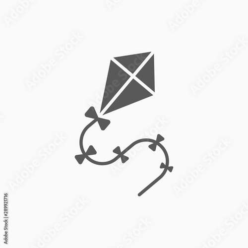 kite icon, kite vector