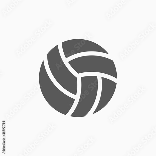 volleyball icon  ball vector