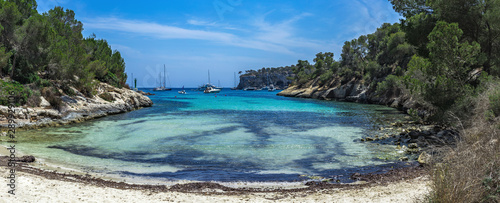Cozy bay with a sandy beach Caló dels Reis, Mallorca