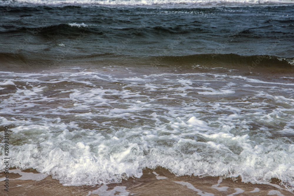 sea waves on the beach