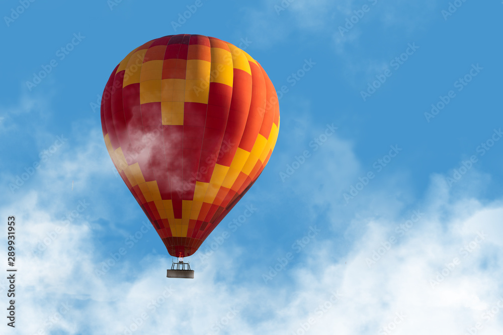 Naklejka premium Hot air balloon