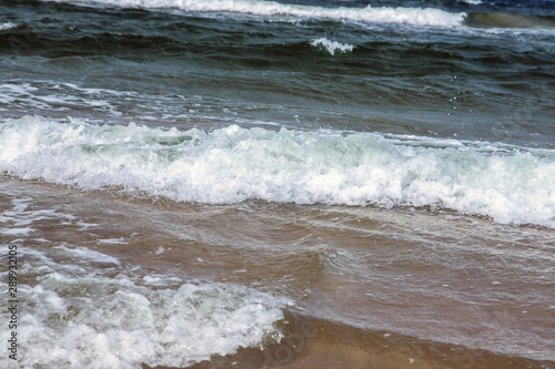 sea waves on the beach © marcinm111