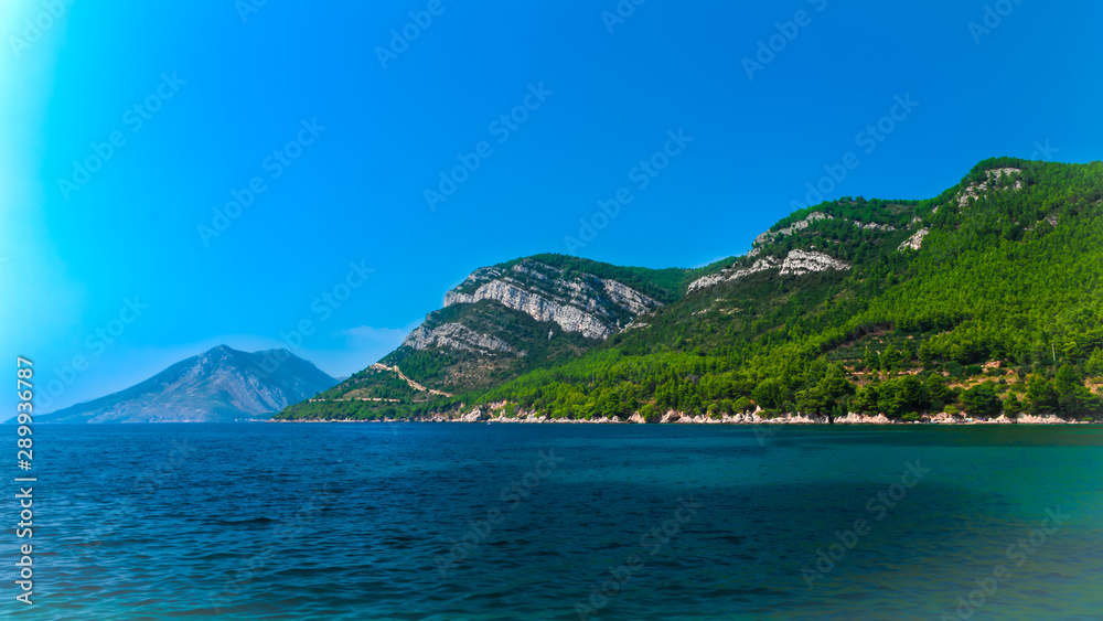 Croatian coastline near Zuljana, Peljesac