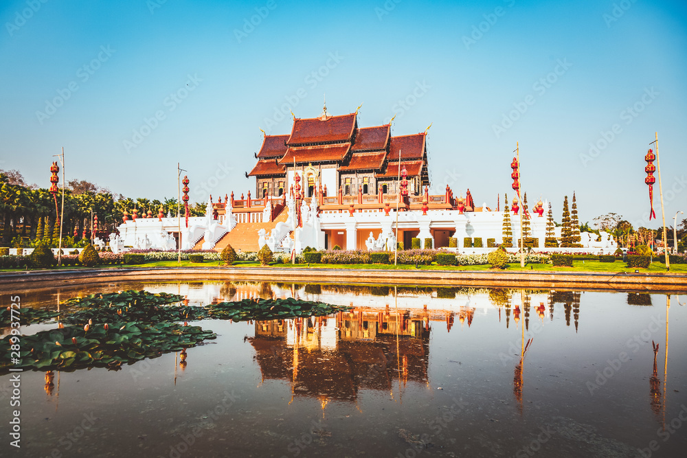 Naklejka premium royal Flora Ratchaphruek Park, Chiang Mai, Thailand