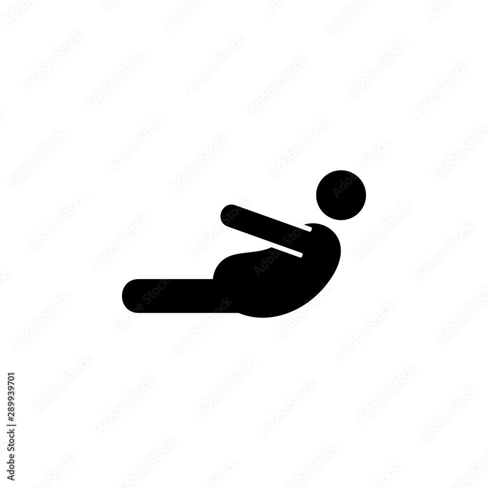 Yoga, pose, locust icon. Element of fat man yoga icon Yoga, pose, locust icon. Element of fat man yoga icon
