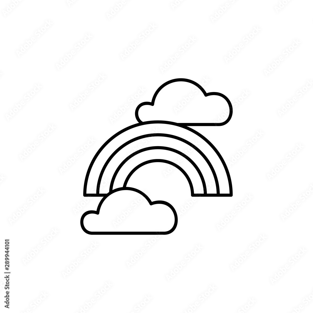 Rainbow, fairy tale icon. Element of fairy Tale icon Rainbow, fairy tale icon. Element of fairy Tale icon