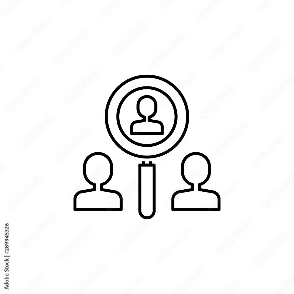 Research icon. Element of interview icon Research icon. Element of interview icon