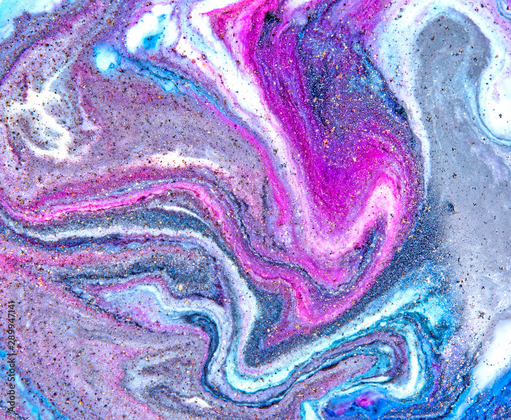 Obraz premium Acrylic paints. Mixing paints