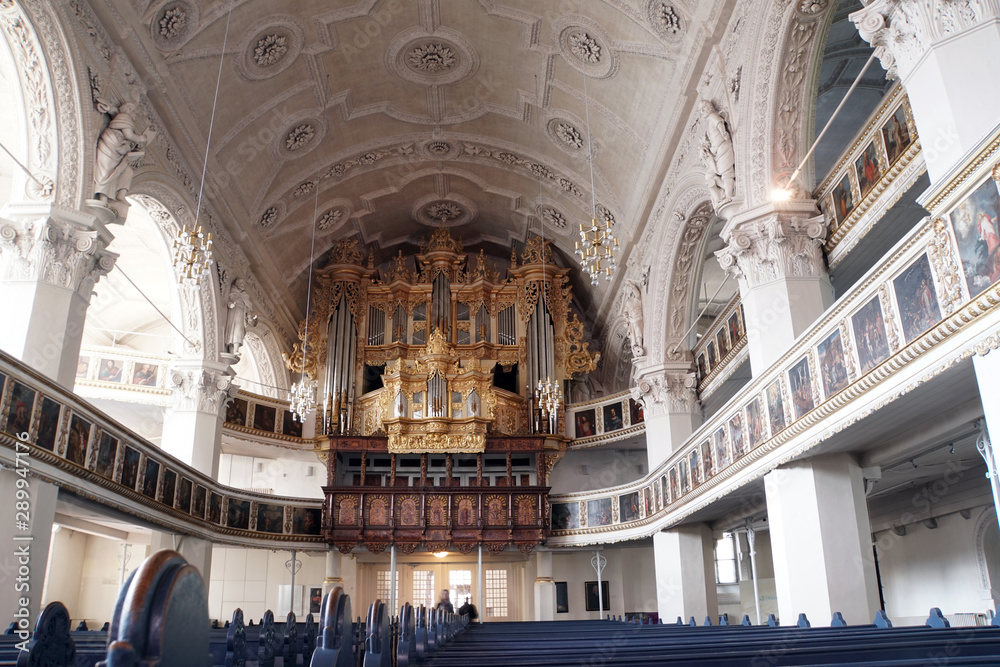 Obraz premium barocke evangelische Stadtkirche St. Marien