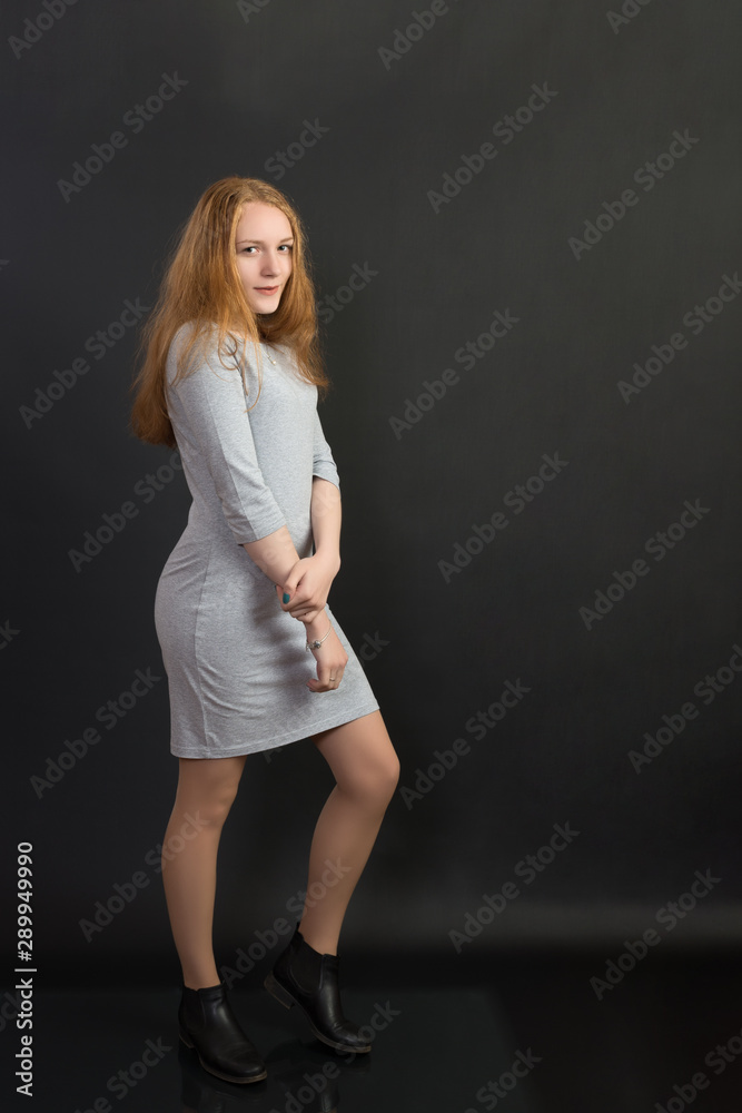 portrait happy young woman isolated portrait happy young woman isolated