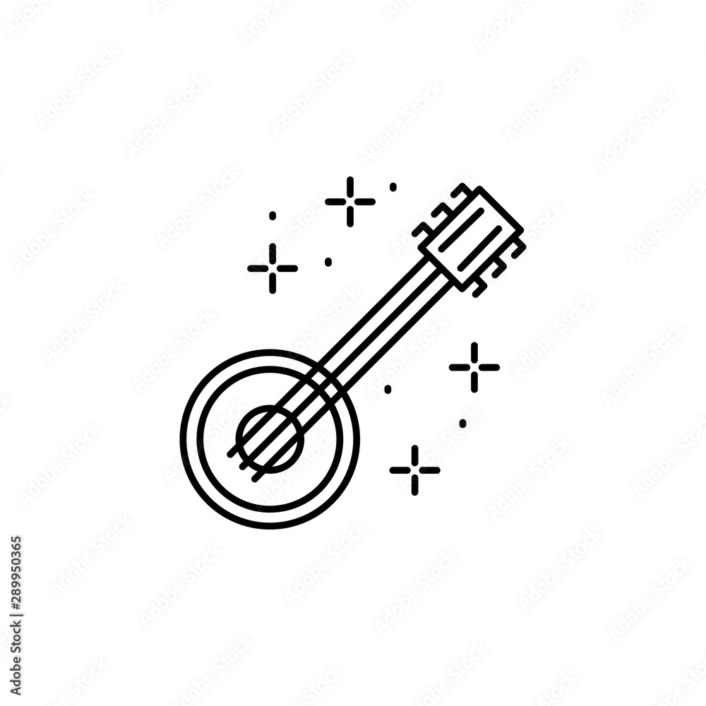 Banjo, music icon. Element of October festival icon Banjo, music icon. Element of October festival icon