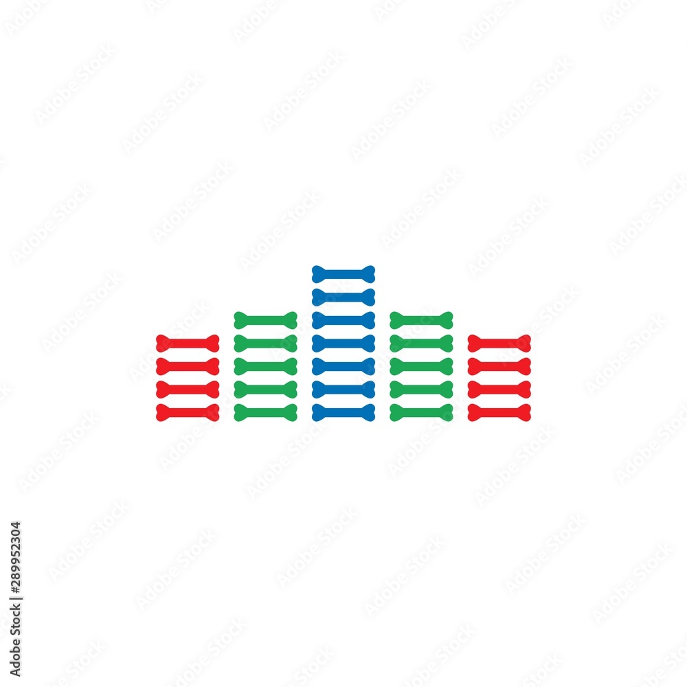 Block logo template vector illustration Block logo template vector illustration