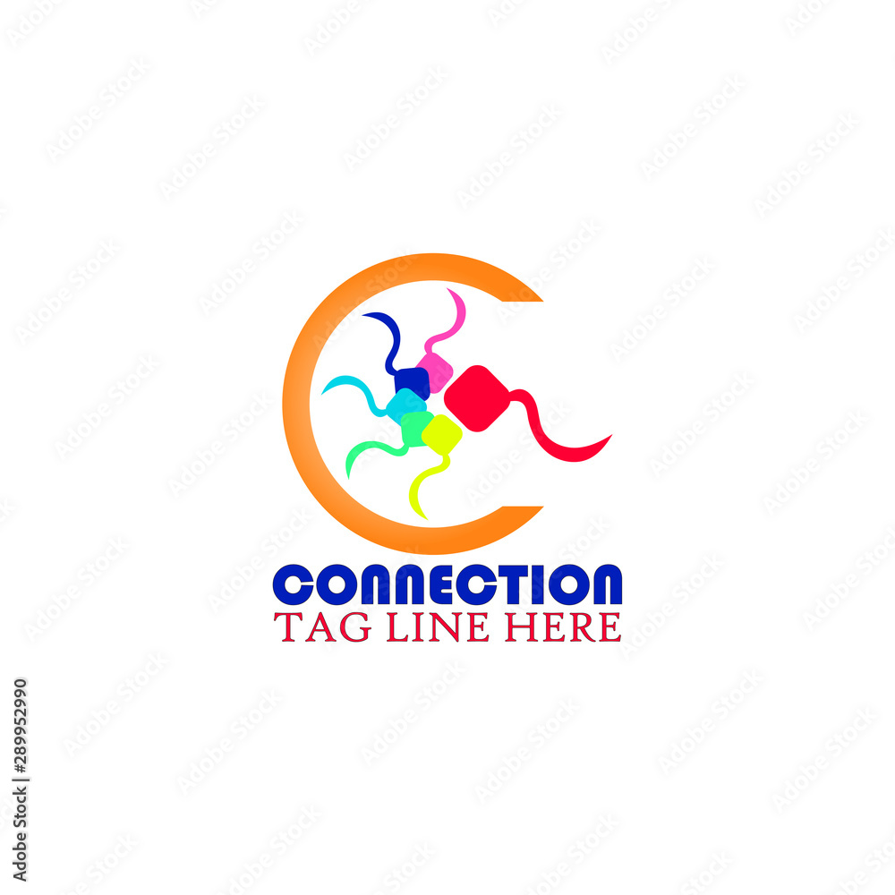 creative modern logo design template with circle creative modern logo design template with circle