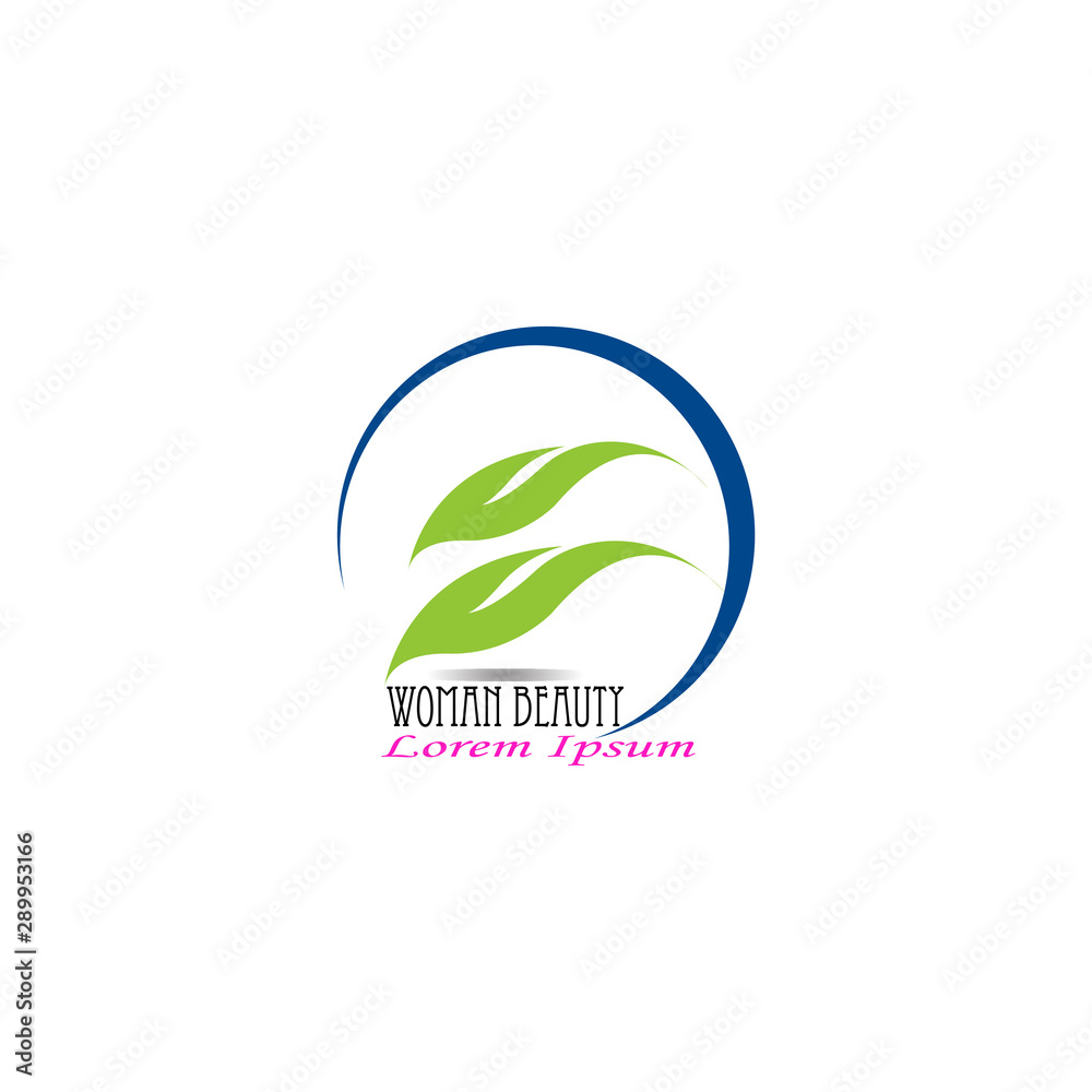 fresh women beauty logo template design fresh women beauty logo template design